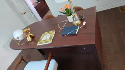 Moving! 2years office table, with corner unit., View more