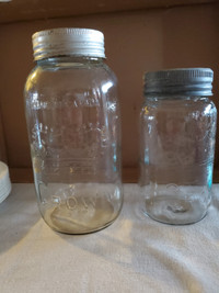 Vintage Crown Canning Jars - 1 quart size