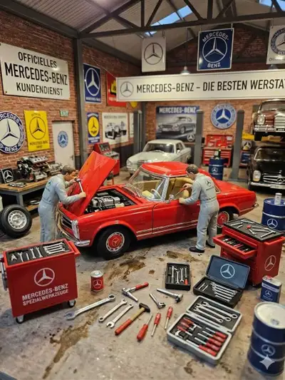 "" IF THE AD IS UP ITS AVAILABLE "" 1969 MERCEDES BENZ 280 SL. RELEASED BY ANSON OVER 25 YEARS AGO....