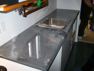 Design Epoxy, comptoir ou autre imitation marbre, quartz...25$pc, View more