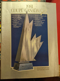 Official 1981 COUPE CANADA CUP program souvenir magazine