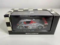 1:43 Diecast MINICHAMPS Audi R8 R Winner Le Mans 2000 Team Joest