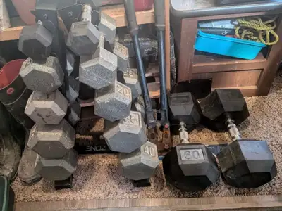 Dumbbell weight set (10lb - 60lb), View more
