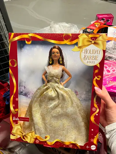 Barbie signature holiday Barbie doll 2025, View more