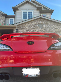 Genesis coupe oem wing (red)