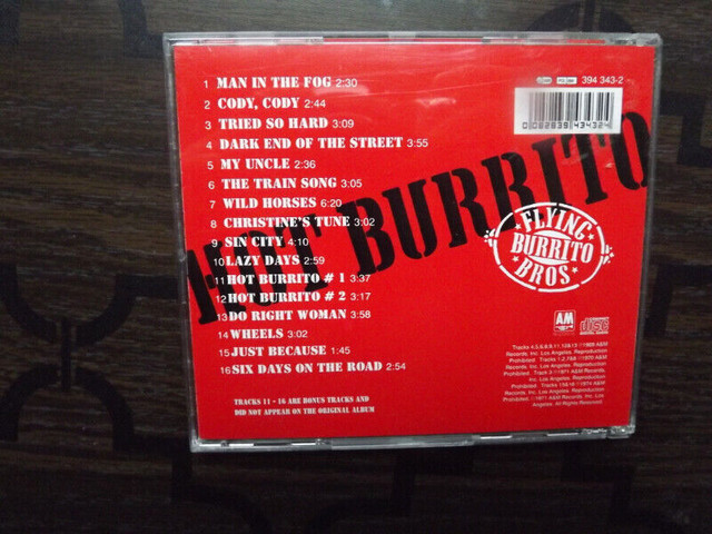 FS: The Flying Burrito Brothers "Hot Burrito" CD in CDs, DVDs & Blu-ray in London - Image 2