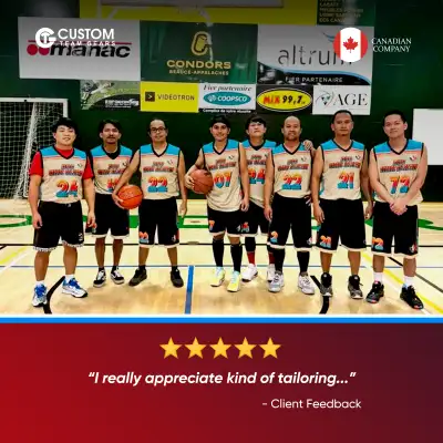 Custom Sublimated Basketball Jerseys in Canada, View more