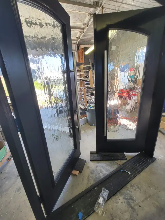 ''Custom-Built Fiberglass Doors for Modern Entries''