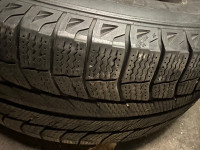 255/65R17x4 winter tires on rims. Michelin X ice