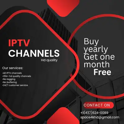 Latest 4K quality channels with zero buffering , View more