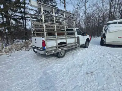 Aluminum Window Rack off a 2016 F250 long box! used good condition. Will be off truck ready to go!