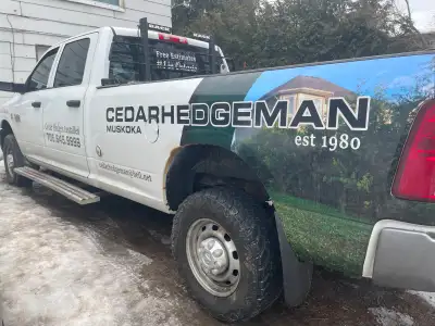 HELLO WE ARE THE MUSKOKA CEDAR HEDGE MAN, AND SINCE 1980 WE HAVE DUG AND PLANTED SWAMP CEDAR TREES F...