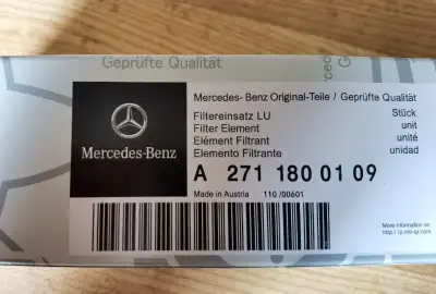 All new parts for Mercedes Benz, chassiss W211, engine New gold plated logo banner $50.00 OM642, tra...