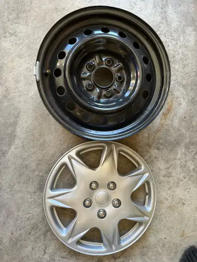 Size: 16"x6.5" New like used winter tire rims (Note: rims only - tires got sold already) of Hyundai...