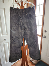 Insulated  pants. Men's, size medium, black.
