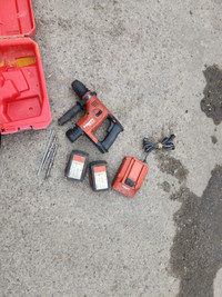 cordless hilti 6e comes with 2 batteries and charger