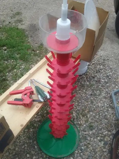 Wine or beer bottle tree and cap fastners $45