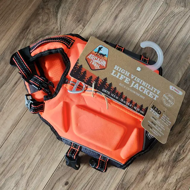 NEW Arcadia Trail DOG High Visibility Life Jacket (size XS) in Other in Fredericton - Image 2