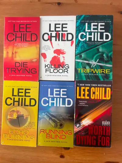 6 Lee Child books, View more