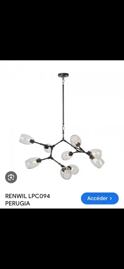 Renwill Perruggia Lustre Bronze , View more