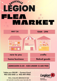 Legion Sunday Monthly Flea Market