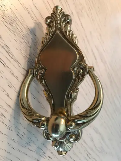 heurtoir de porte neuf en laiton (brass) fait à la main, View more