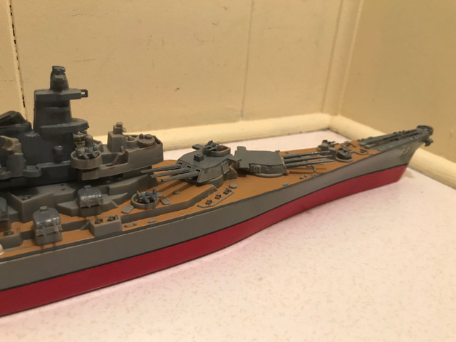 Fully Assembled Painted Battleship Model From Kit Ship Boat in Hobbies & Crafts in Kitchener / Waterloo - Image 4