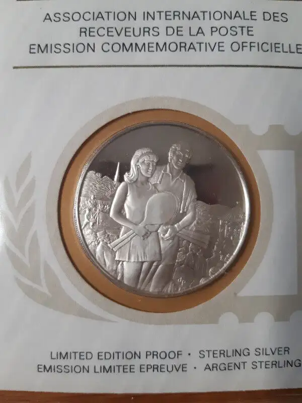 Sterling Silver wimbledon lawn tennis champions 1977 Franklin in Arts & Collectibles in St. Catharines - Image 3