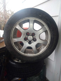 15 inch alloy rims,set, off Dodge Neon, will fit some VWs, other