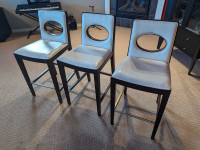Bar Height Chairs - Set of 3