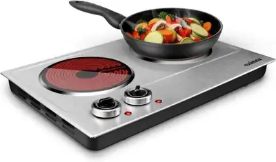 CUSIMAX 1800W DUAL CONTROL HOT PLATE, View more