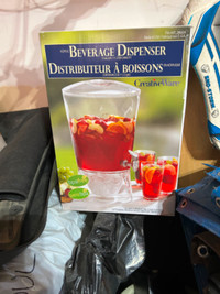 3 gal. Beverage Dispenser with ice well