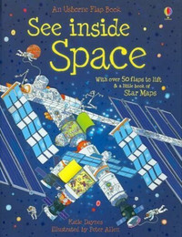 See Inside Space Usborne Flap Book by Katie Daynes