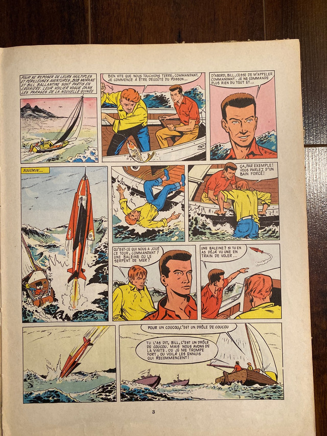 BD Bob Morane L’oiseau de Feu ( édition 1960 ) dans Bandes dessinées  à Longueuil/Rive Sud - Image 3