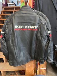 Victory leather motorcycle jacket