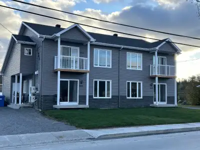 Construction neuve de 2024, format quadruplex. Magnifique 5 ½ à Saint-David-de-Falardeau, situé tout...