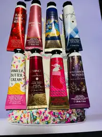 Brand new and unused BBW mists,lotions,hand creams,shower gels! 