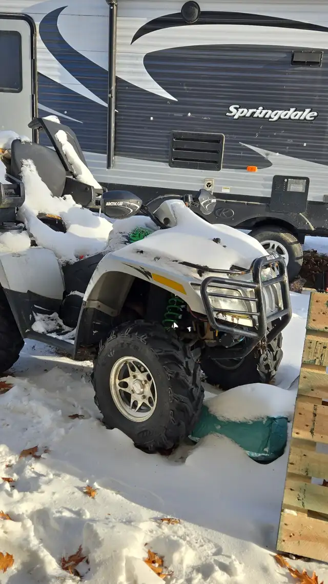 vtt 2008 artic cat 1000cc avec pelle a neige 3800$ besoin stater in Other in Gatineau - Image 2