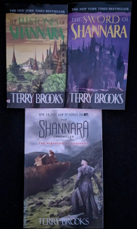 The Sword of Shannara trilogy and prequel by Terry Brooks