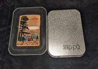 ZIPPO JEEP THERES ONLY ONE NEW Lighter - In Metal Box - NEW Cond