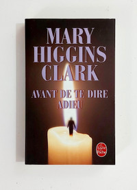 Roman - Mary Higgins Clark - AVANT DE TE DIRE ADIEU - LDP