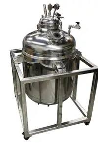Precision Stainless High Pressure 100 Gal Vacuum Jacketed Tank