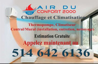 Thermopompe murale/centrale, air climatisé, nettoyage, entretien