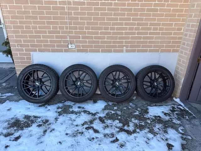 EURO DESIGN 18 INCH AND MICHELIN X-ICE SNOW WINTER TIRES in Tires & Rims in Markham / York Region - Image 2