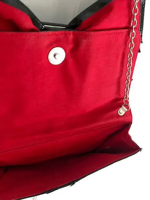 WOMEN BLACK PARTY EVENING CLUTCH SHOULDER BAG in Other in City of Toronto - Image 4