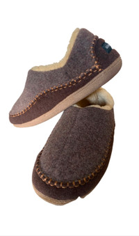 GUMUSSERVI Warm Fuzzy Suede Loafers for Women &Men,4-Layer Memor