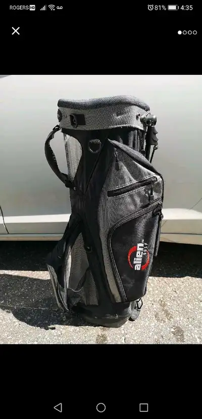 ALIEN STAND UP GOLF BAG NO COVER, View more