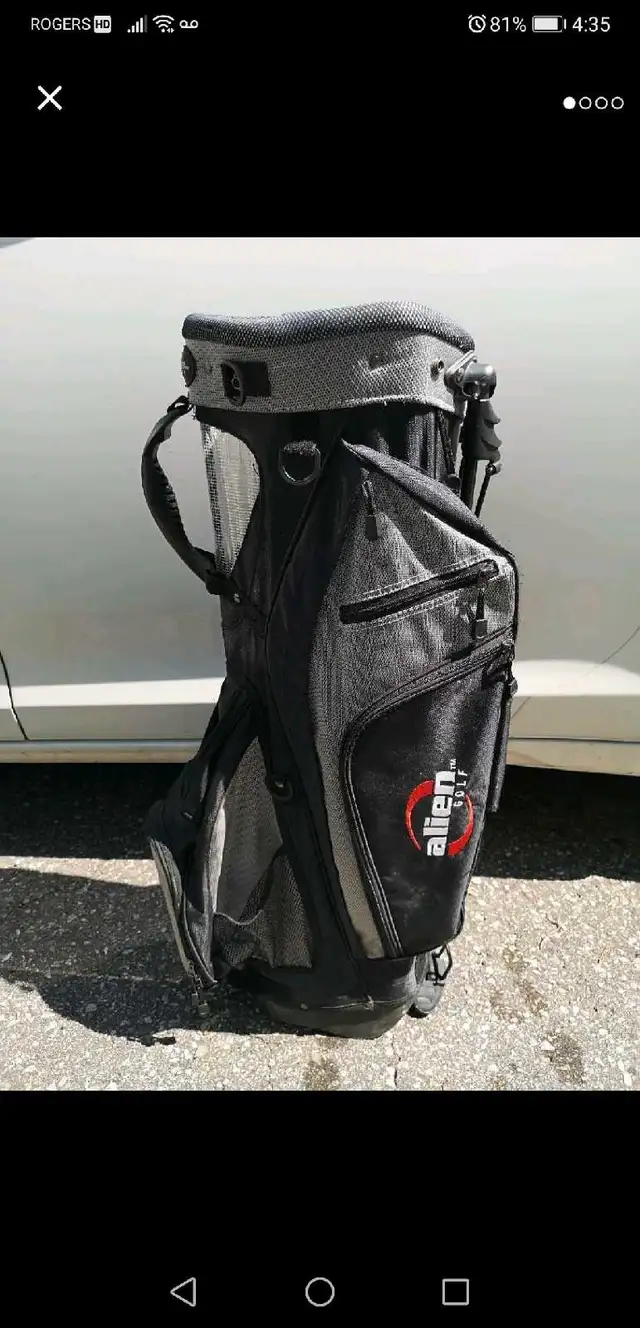 ALIEN STAND UP GOLF BAG NO COVER in Golf in Barrie - Image 2