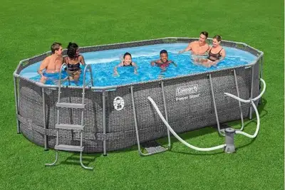 Above ground coleman swimming pool, View more
