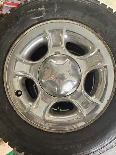 Chrome Plated Steel. 17" 5x135mm Rims. 17x7.5J. Tires not included. Will also fit 97-03 Expedition a...